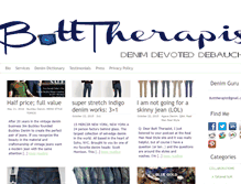 Tablet Screenshot of butttherapist.com